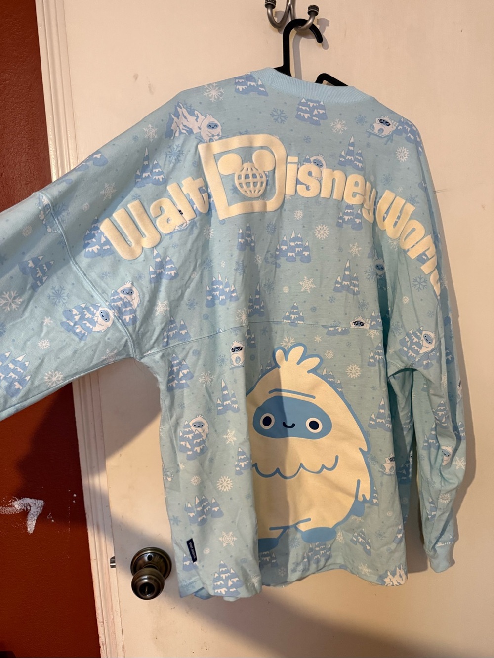 Disney Cream Jersey Spirit Sweatshirt with Gray Logo - Picture 3 of 3